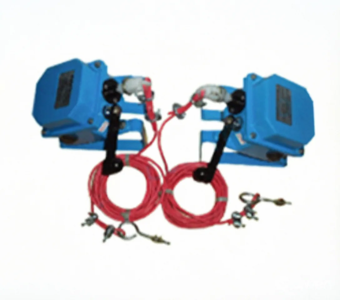 Belt tear switches for conveyor belt damage monitoring